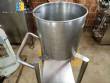 Tanque de transferncia com suporte e rodinhas em inox 20 litros