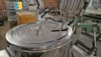 Tanque misturador encamisado em inox eltrico com hlice centrifuga tipo Cowles