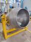 Drageadeira tipo betoneira lisa basculante em inox Bravaeco 500 litros