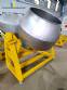 Drageadeira tipo betoneira lisa basculante em inox Bravaeco 500 litros