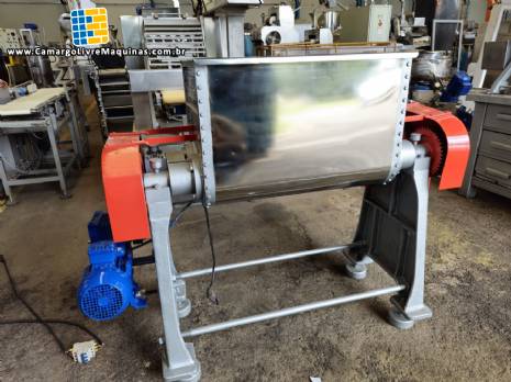 Misturador masseira sigma em inox 130 litros Fabbe