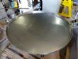 Mesa classificatria acumuladora giratria em ao inox 1100 mm