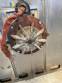 Forno turbo program�vel em a�o inox Pr�tica � g�s