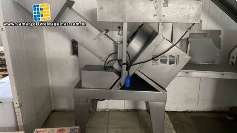 Fatiadora fatiador de frios e queijos industrial Bizerba 300 fatias por minuto