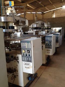 Linha para produ��o de pipoca canjica de milho e salgadinho