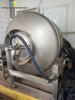 Tumbler massageador em inox para carne 750 litros Ibrasmak