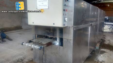 T�nel de resfriamento para bombom de waffer