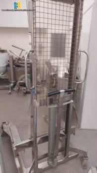 Tombador empilhadeira gira tambor manual em a�o inox Compact L320 GT