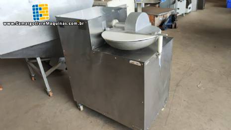 Processador cutter em inox para carnes com facas rotativas
