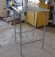 Mesa em a�o inox 800 mm x 800 mm