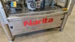 Rotuladora autom�tica em inox com dois cabe�otes para r�tulos autoadesivo Narita