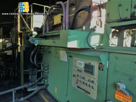 Forno de aquecimento indu��o tarugos Inductotherme