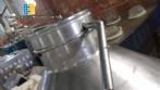 Misturador de p duplo cone em ao inox 100 litros