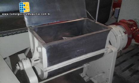 Misturador sigma em a�o inox para 80 litros