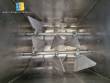 Misturador de p�s interno em a�o inox com 2 eixos 350 litros