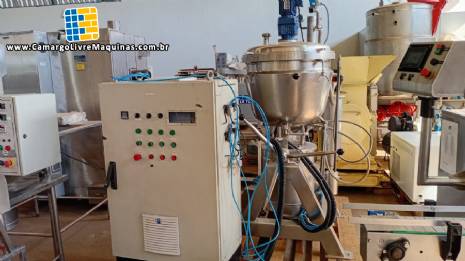 Processador de alimentos  vacuo 160 L inox Incal