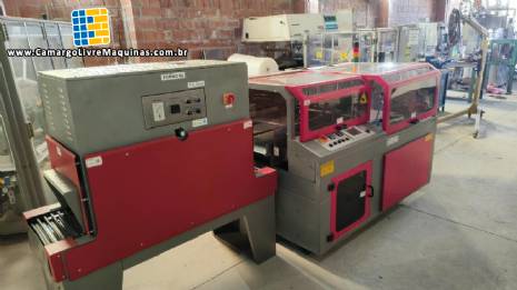 Seladora em L autom�tica com t�nel de encolhimento shrink Sunnyvale LA-6000CS