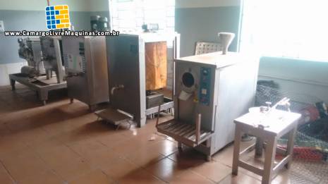 Linha para produ��o de sorvete de massa R.Camargo