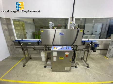 Tnel de encolhimento sleeve em inox MKM Mquinas