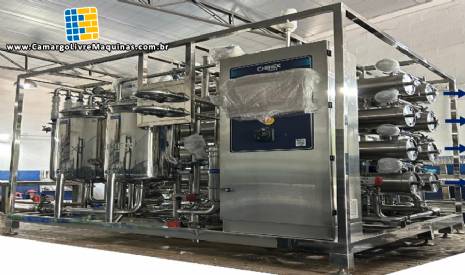 Sistema de filtra��o concentra��o por membrana 10.000 L Ibiex Chemical