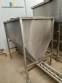 Silo de armazenamento ensacadeira em inox com rosca transportadora sada 1000 litros