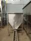 Silo de armazenamento ensacadeira em inox com rosca transportadora sada 1000 litros