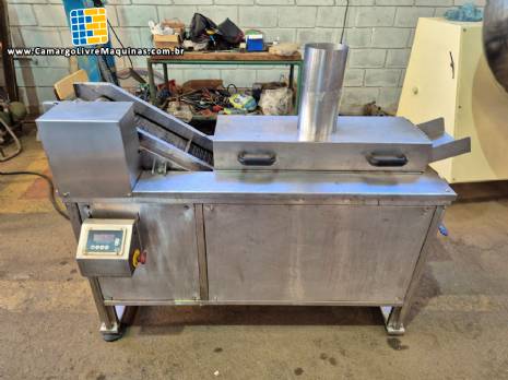 Fritador fritadeira el�trica cont�nuo em inox MCI 4 mil unidades / hora