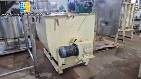 Concha de homogeneização em aço carbono 3000 litros para chocolates coberturas pastas Concha de homogeneização em aço carbono 3000 litros para chocolates coberturas pastas