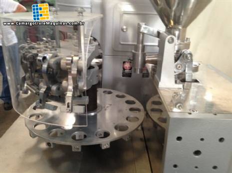 Envasadora de bisnaga metálica Meteor Envasadora de bisnaga metálica Meteor