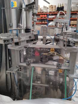 Linha automática para envase de talco em potes Optima Linha automática para envase de talco em potes Optima