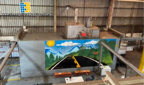 Linha de pintura liquida Tecnipar Madal Palfinger Linha de pintura liquida Tecnipar Madal Palfinger