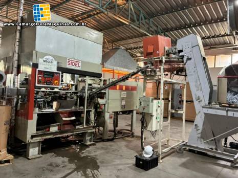 Sopradora de garrafas PET Sidel 4.000 garrafas por hora Sopradora de garrafas PET Sidel 4.000 garrafas por hora