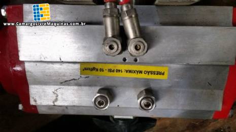 Válvula com atuador pneumático MGA Válvula com atuador pneumático MGA